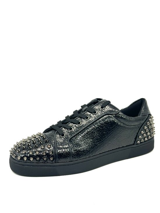 Christian Louboutin SEAVASTE 2 ORLATO Spikes Studded Crackled Sneakers Trainers main image 15